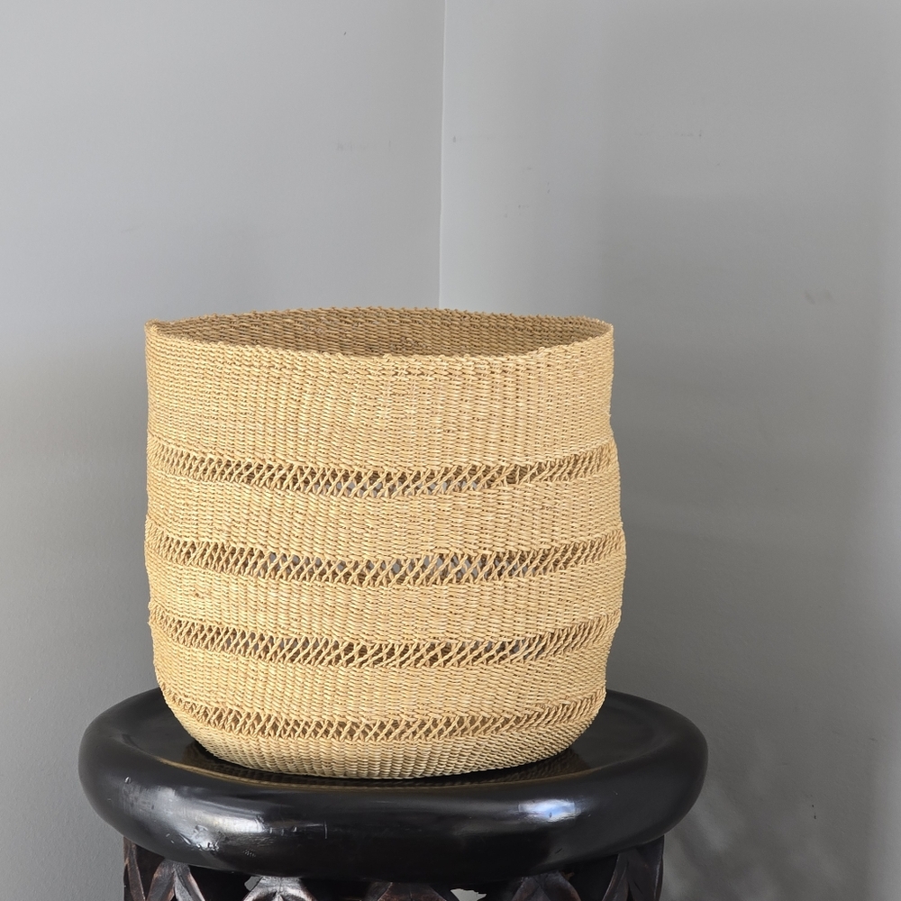 HandWoven Basket Plant and Storage